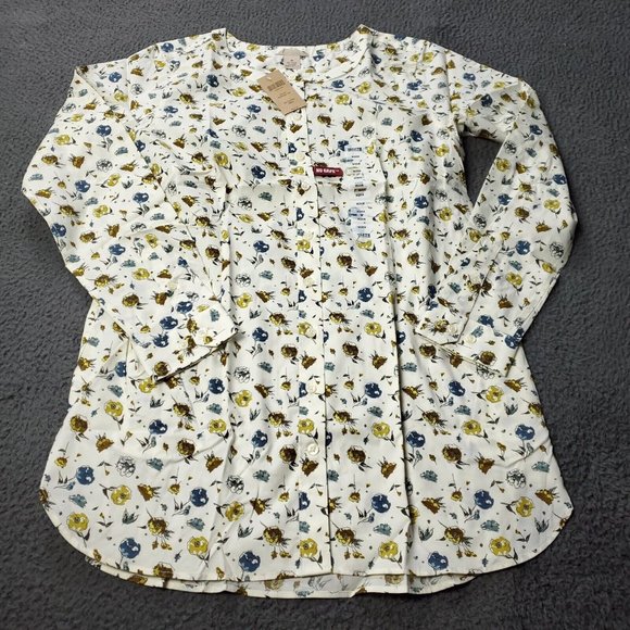 NEW $69.50 Duluth Wrinklefighter Button Shirt Multicolor Womens Size M Medium - Picture 2 of 7